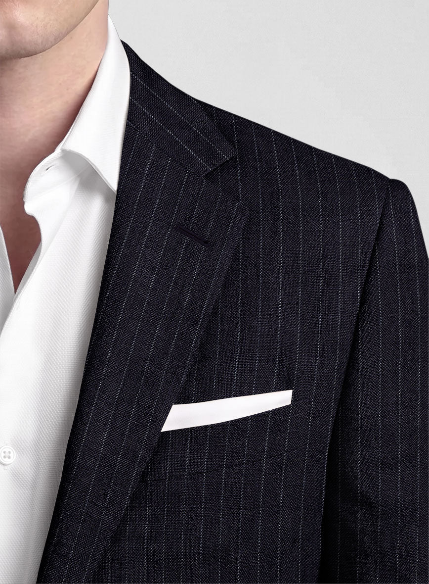 Italian Linen Lucario Stripe Jacket - StudioSuits
