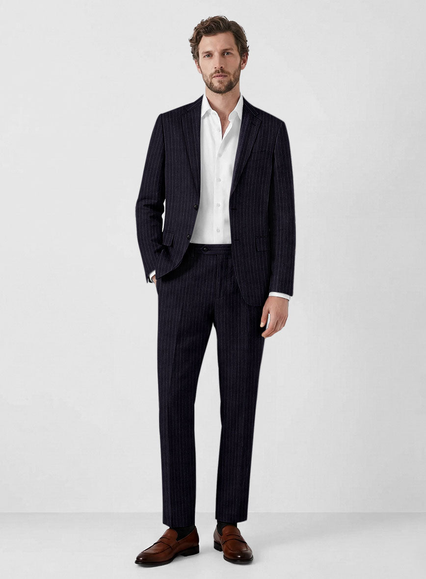 Italian Linen Lucario Stripe Suit - StudioSuits