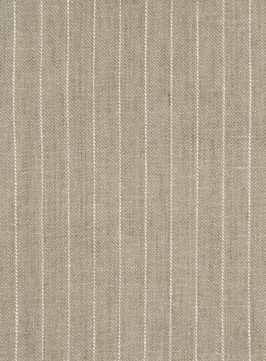 Italian Linen Sirocco Stripe Jacket - StudioSuits