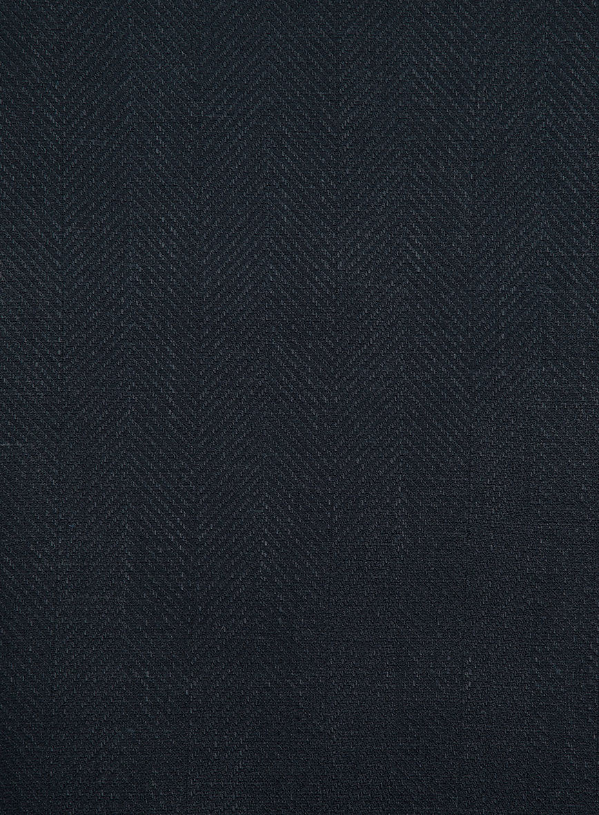 Italian Linen Vitorio Herringbone Suit - StudioSuits