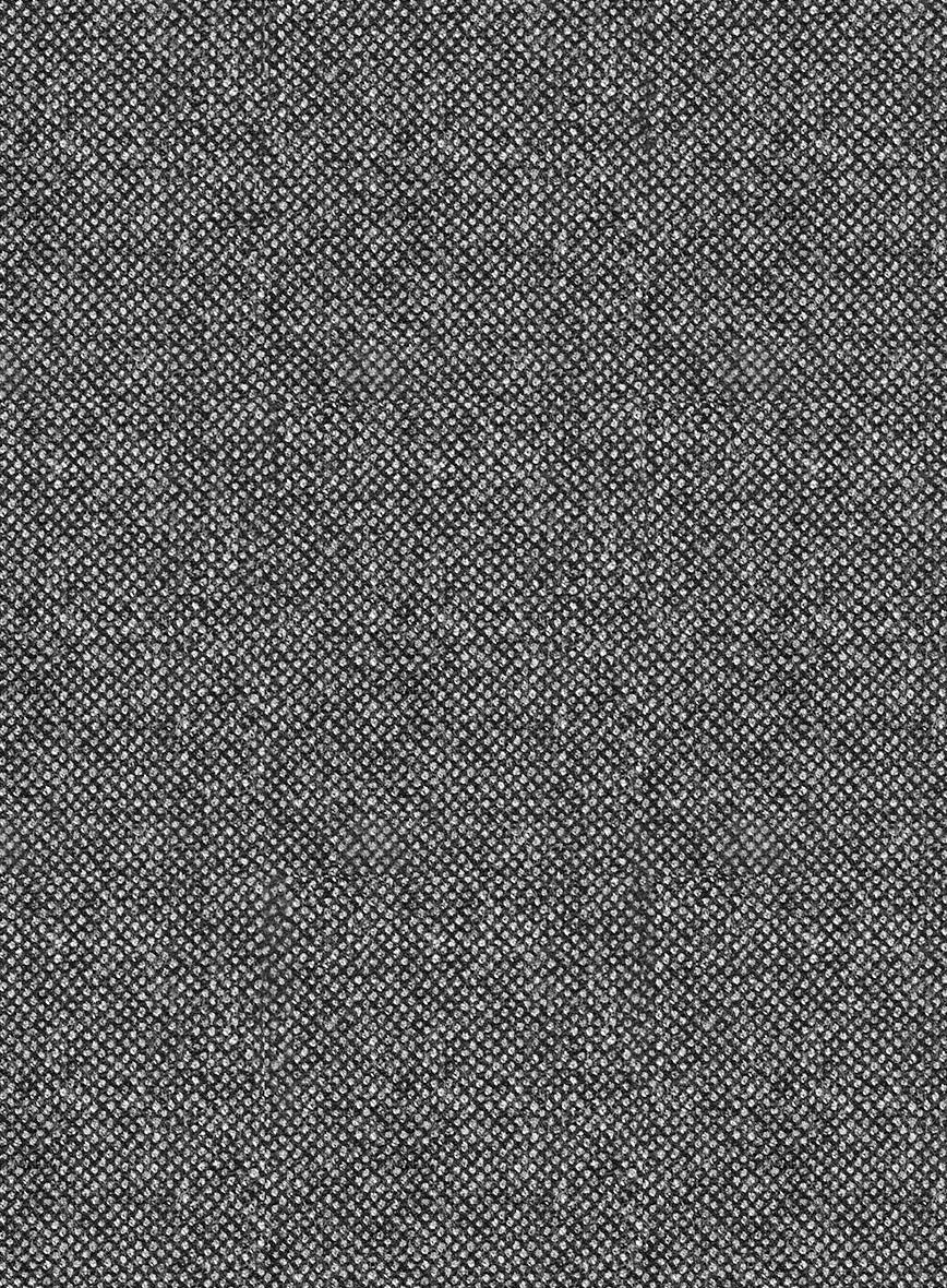 Italian Ombo Gray Birdseye Flannel Jacket - StudioSuits