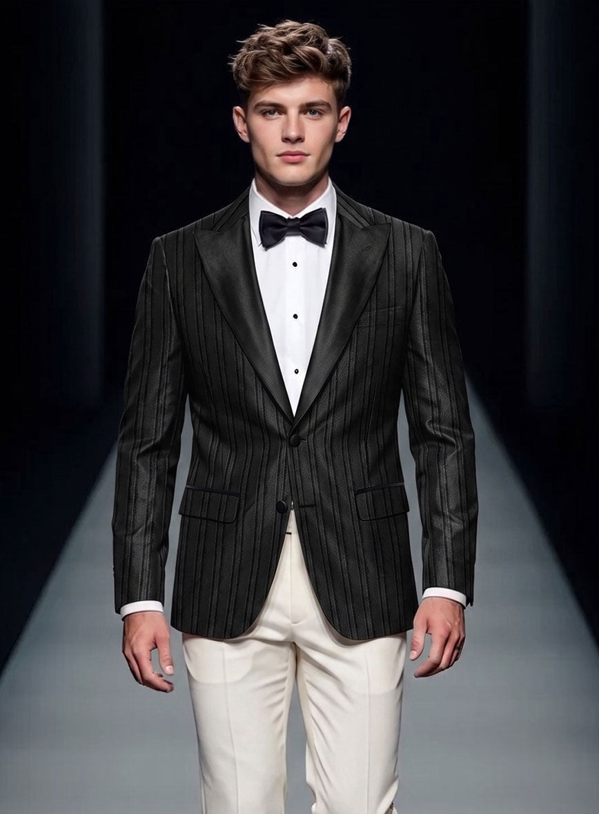 Italian Onyx Tuxedo Jacket - StudioSuits