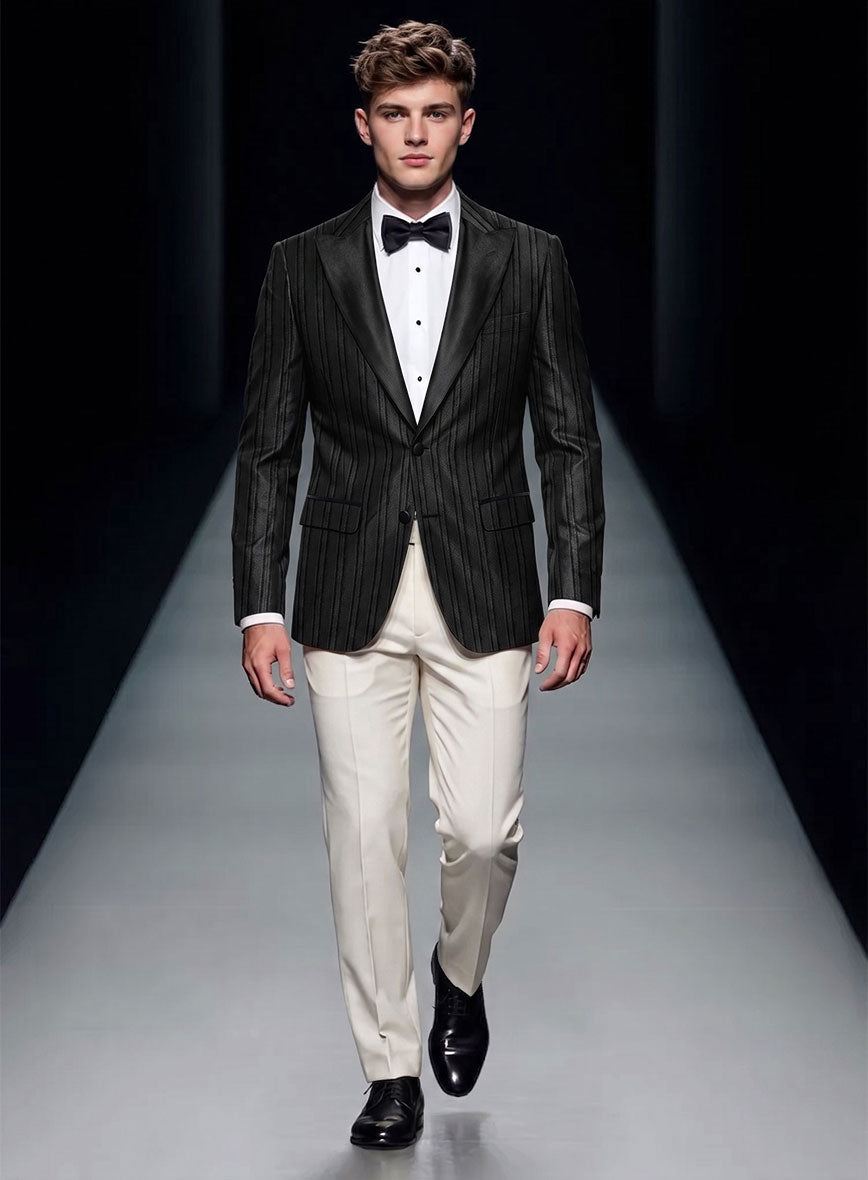 Italian Onyx Tuxedo Jacket - StudioSuits