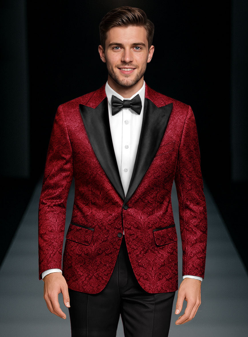 Italian Silk Cardinale Tuxedo Jacket - StudioSuits