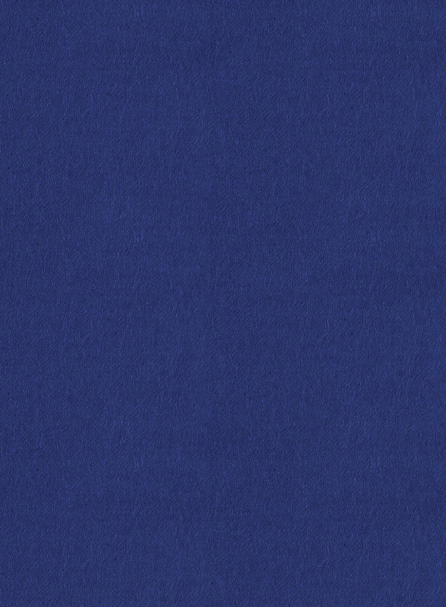Italian Turna Cobalt Blue Flannel Pants - StudioSuits