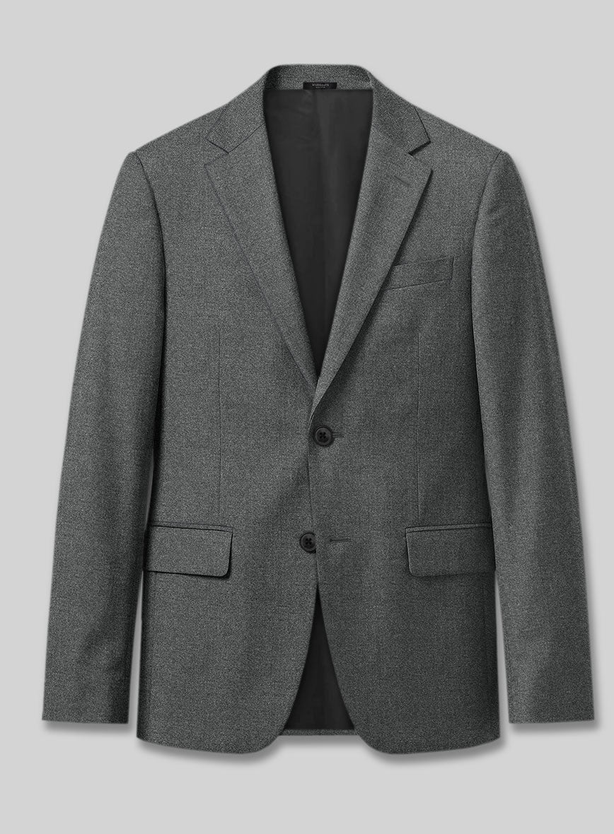 Italian Turna Gray Flannel Suit - StudioSuits