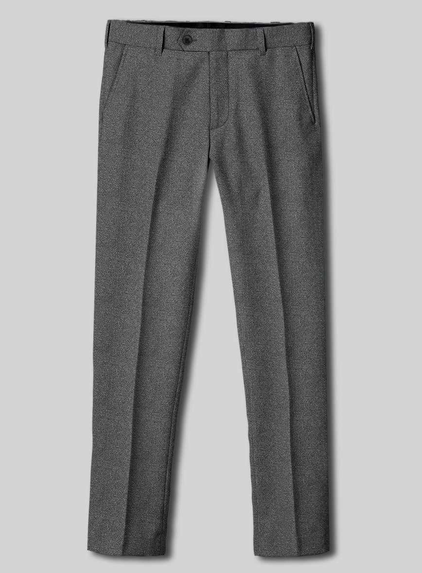 Italian Turna Gray Flannel Suit - StudioSuits