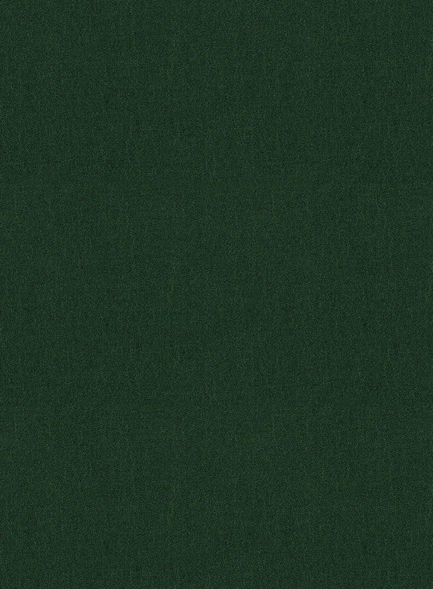 Italian Turna Green Flannel Pants - StudioSuits