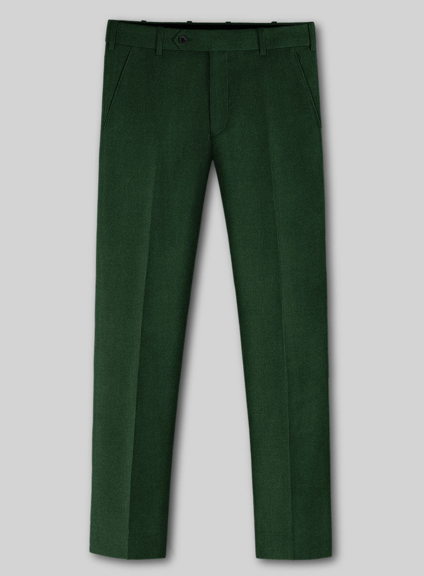 Italian Turna Green Flannel Suit – StudioSuits