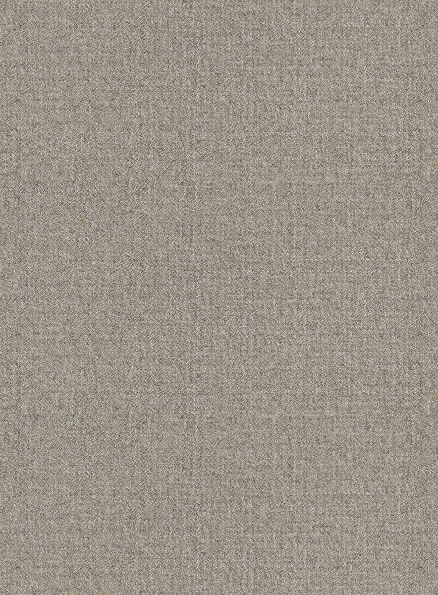 Italian Turna Light Brown Flannel Pants - StudioSuits