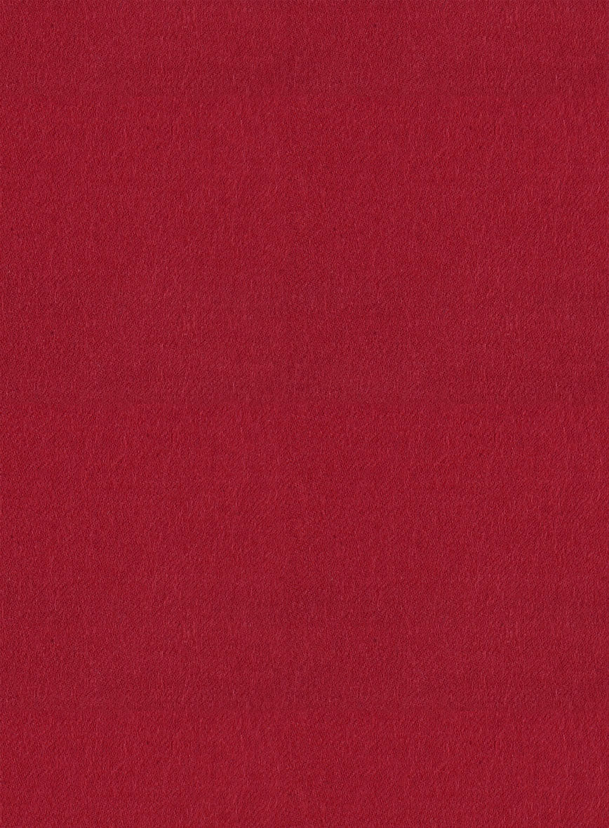 Italian Turna Red Flannel Jacket - StudioSuits