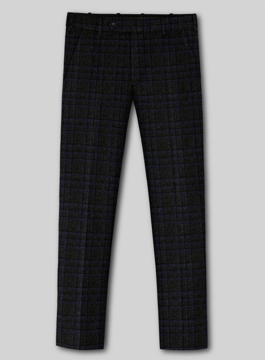Italian Wool Elvano Pants - StudioSuits