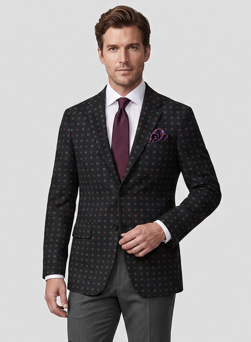 Italian Wool Silk Aremo Jacket - StudioSuits