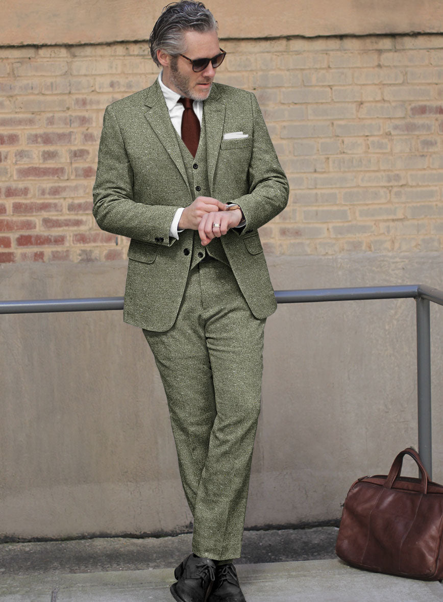 Italian Aimane Tweed Suit - StudioSuits