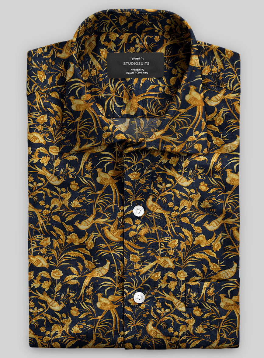 Italian Aldo Summer Linen Shirt - StudioSuits