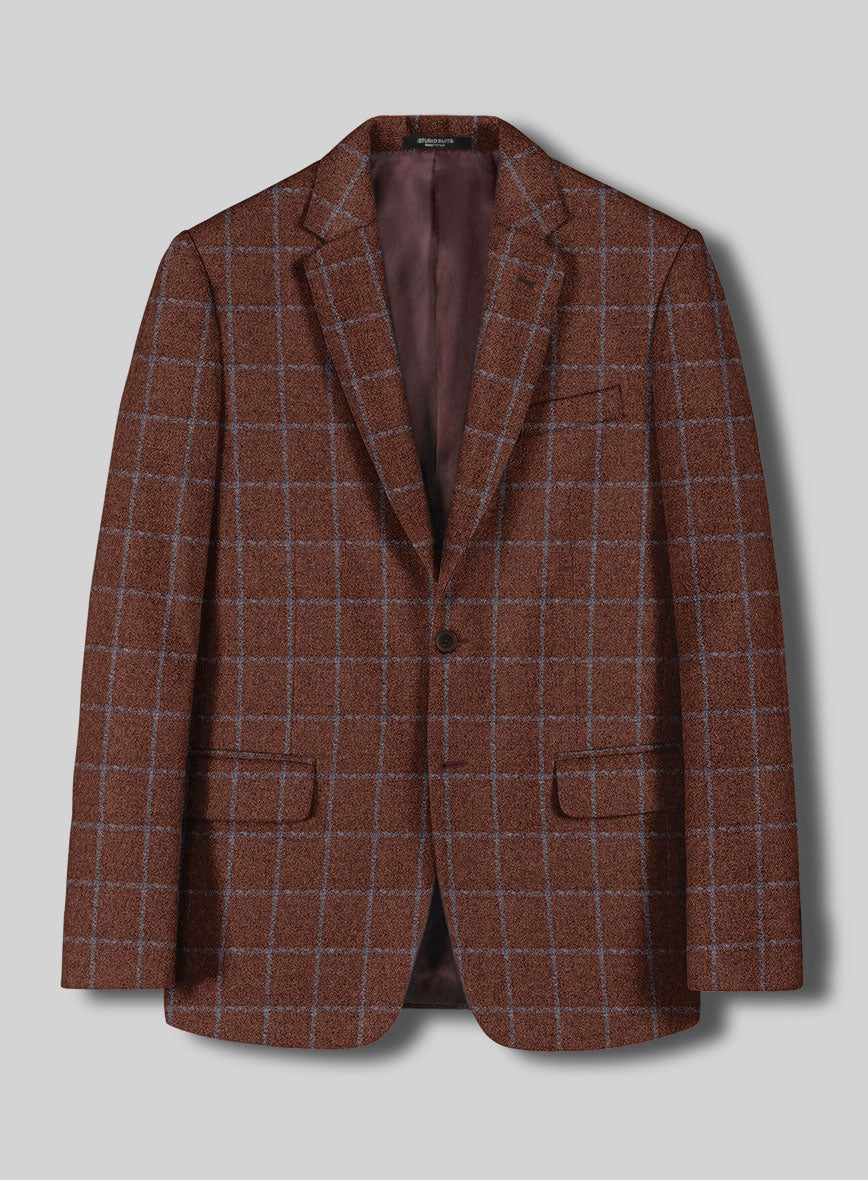 Italian Alonxi Checks Tweed Jacket - StudioSuits