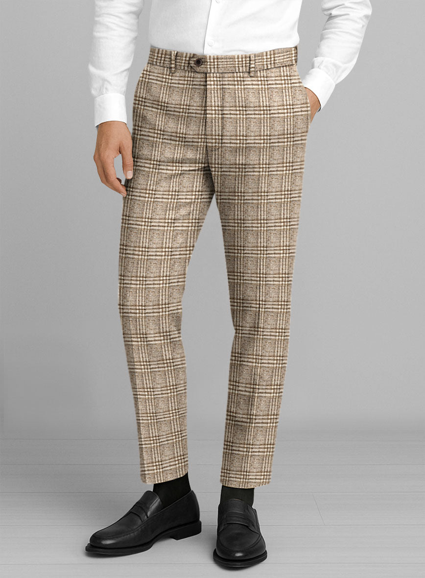 Italian Alpaca Wool Isenaro Pants - StudioSuits
