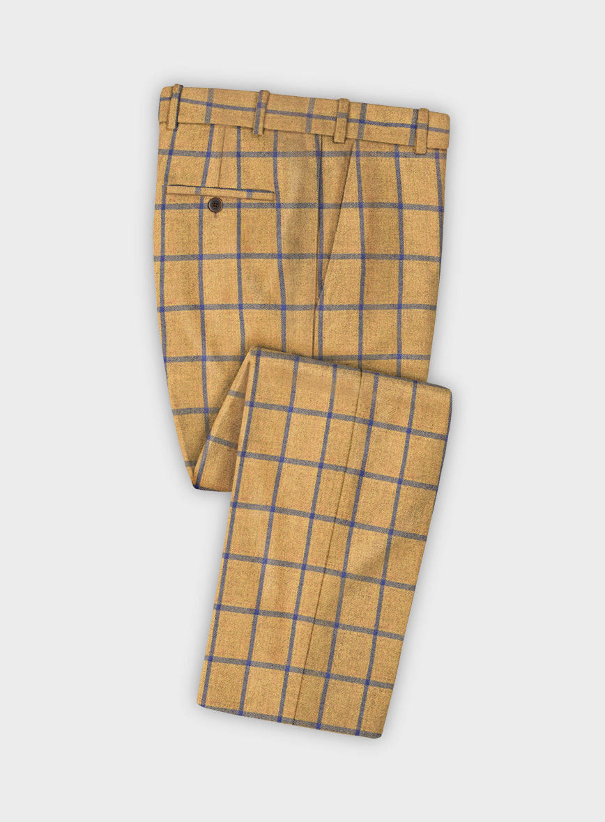 Italian Alter Checks Tweed Pants - StudioSuits