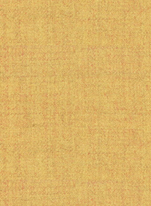 Italian Amber Yellow Tweed Jacket - StudioSuits