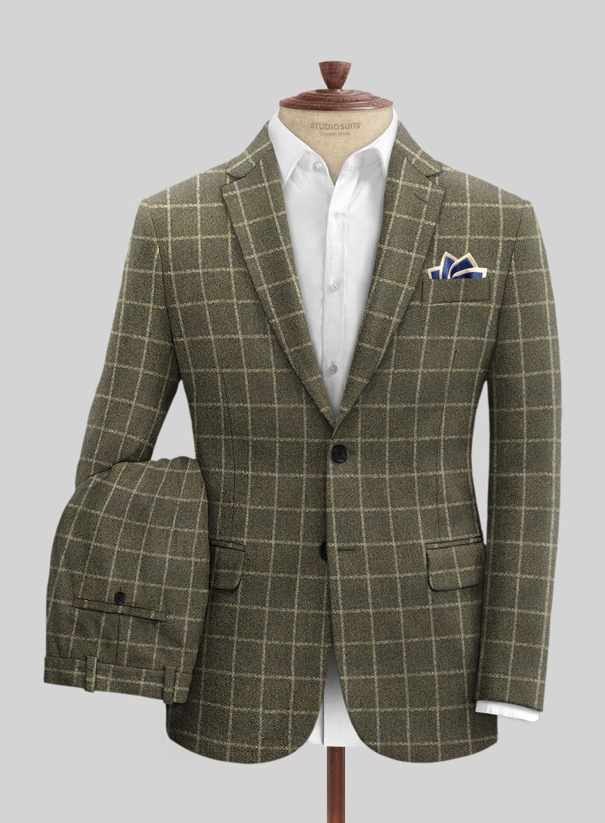 Italian Ameano Checks Tweed Suit - StudioSuits