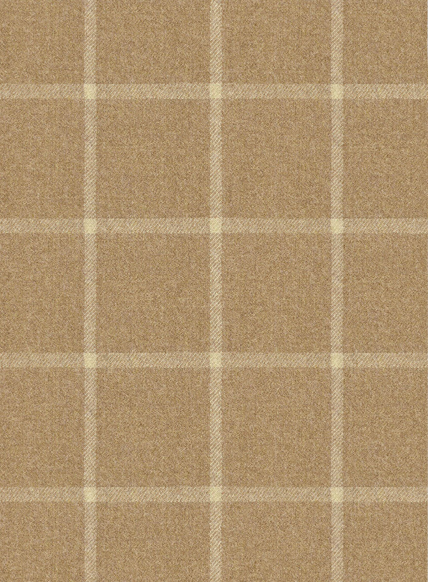 Italian Anbino Camel Brown Wool Suit - StudioSuits