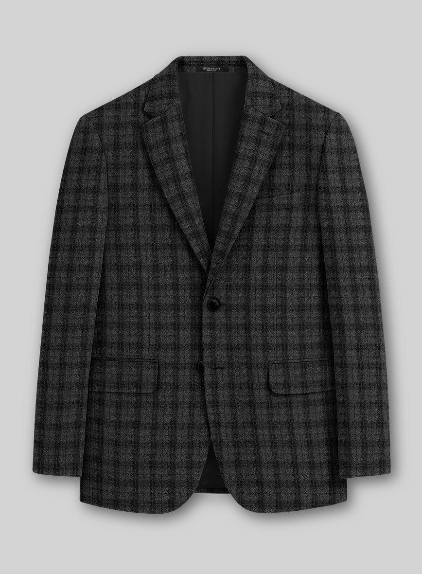 Italian Ashford Check Tweed Jacket - StudioSuits