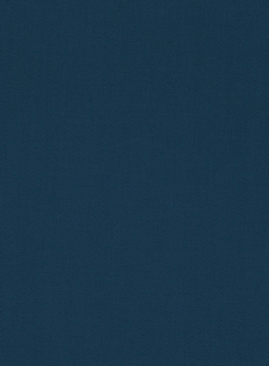 Italian Astronaut Blue Cotton Stretch Shorts - StudioSuits