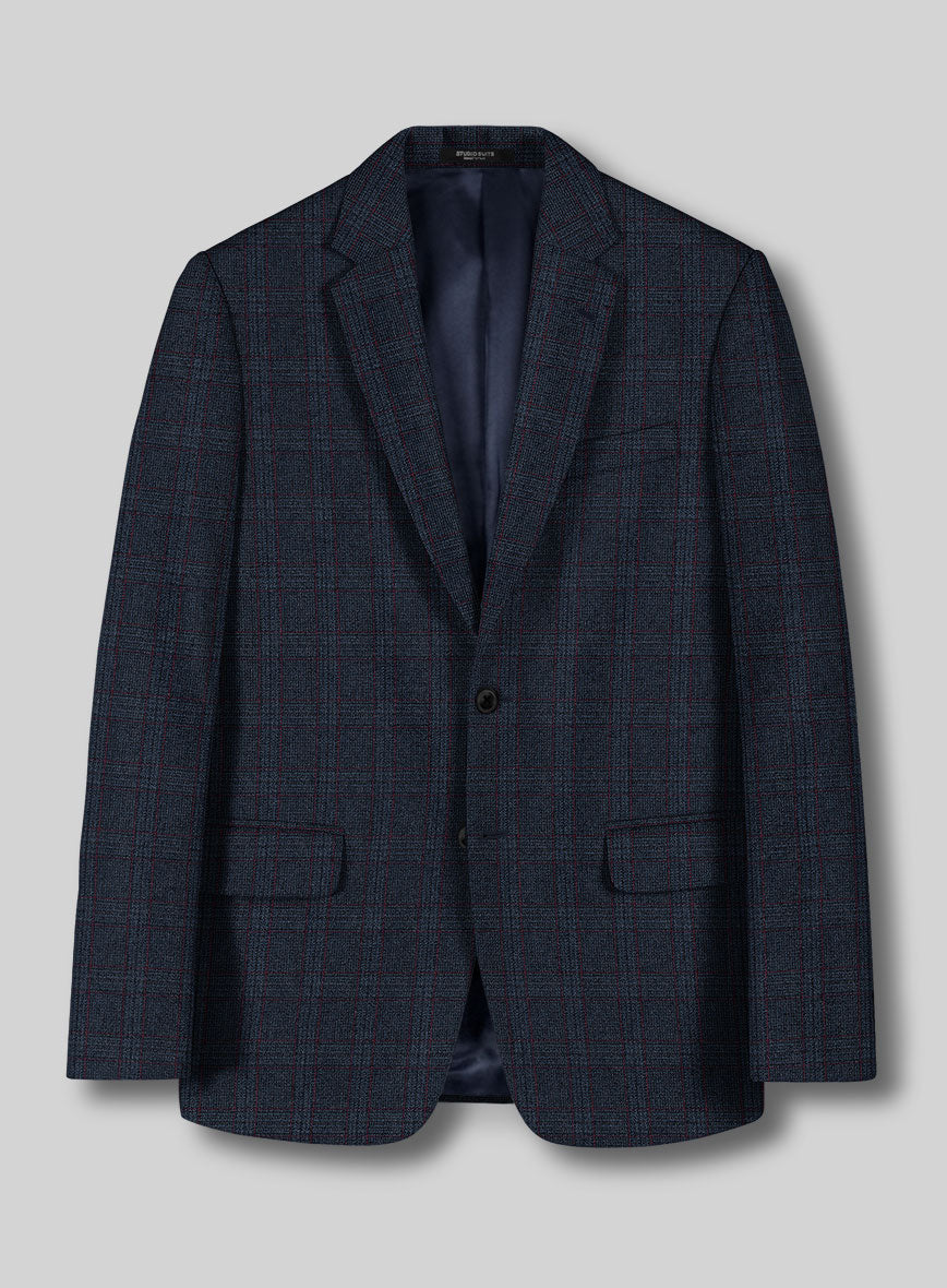 Italian Atessia Check Tweed Jacket - StudioSuits
