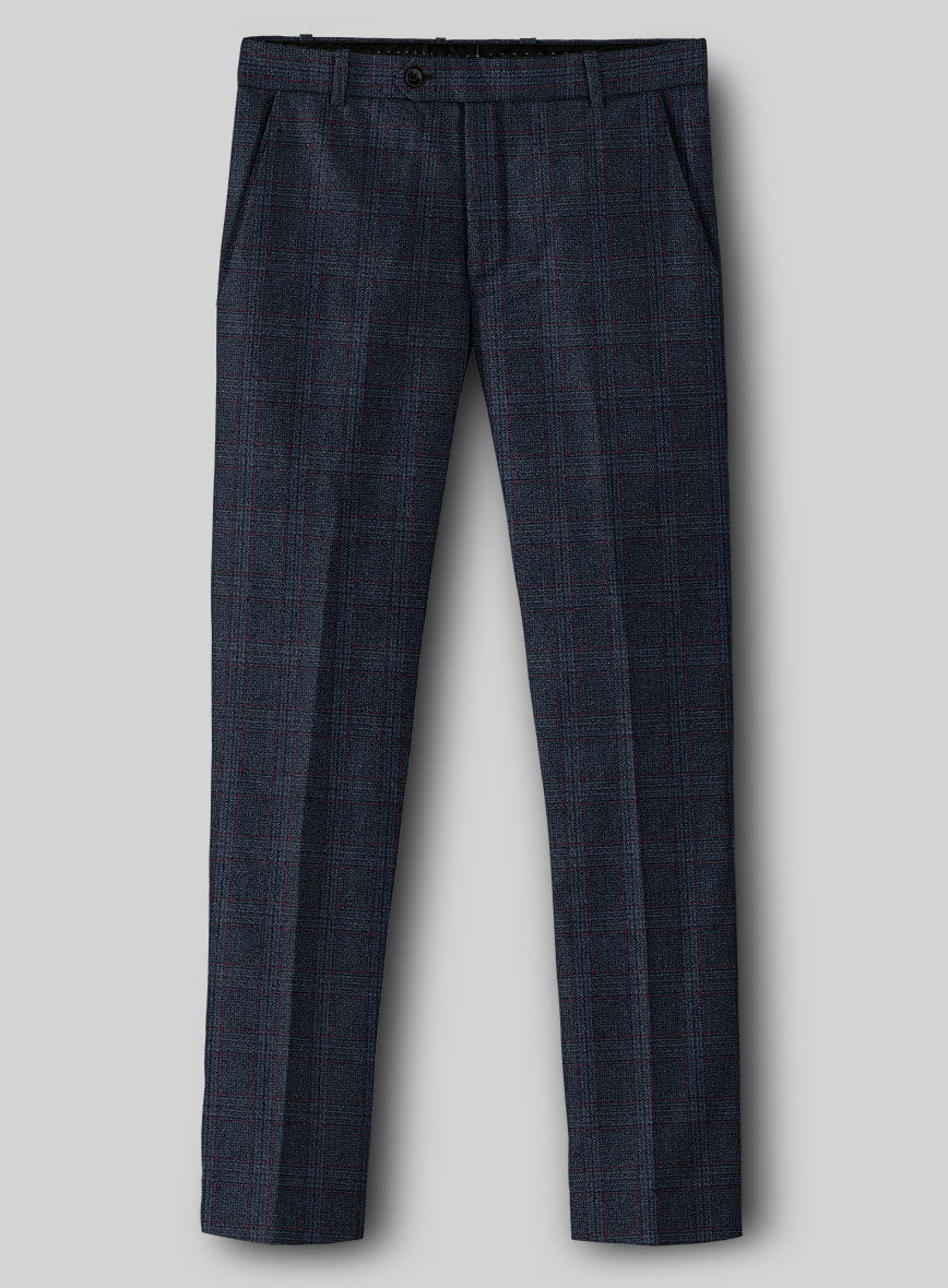 Italian Atessia Check Tweed Pants - StudioSuits