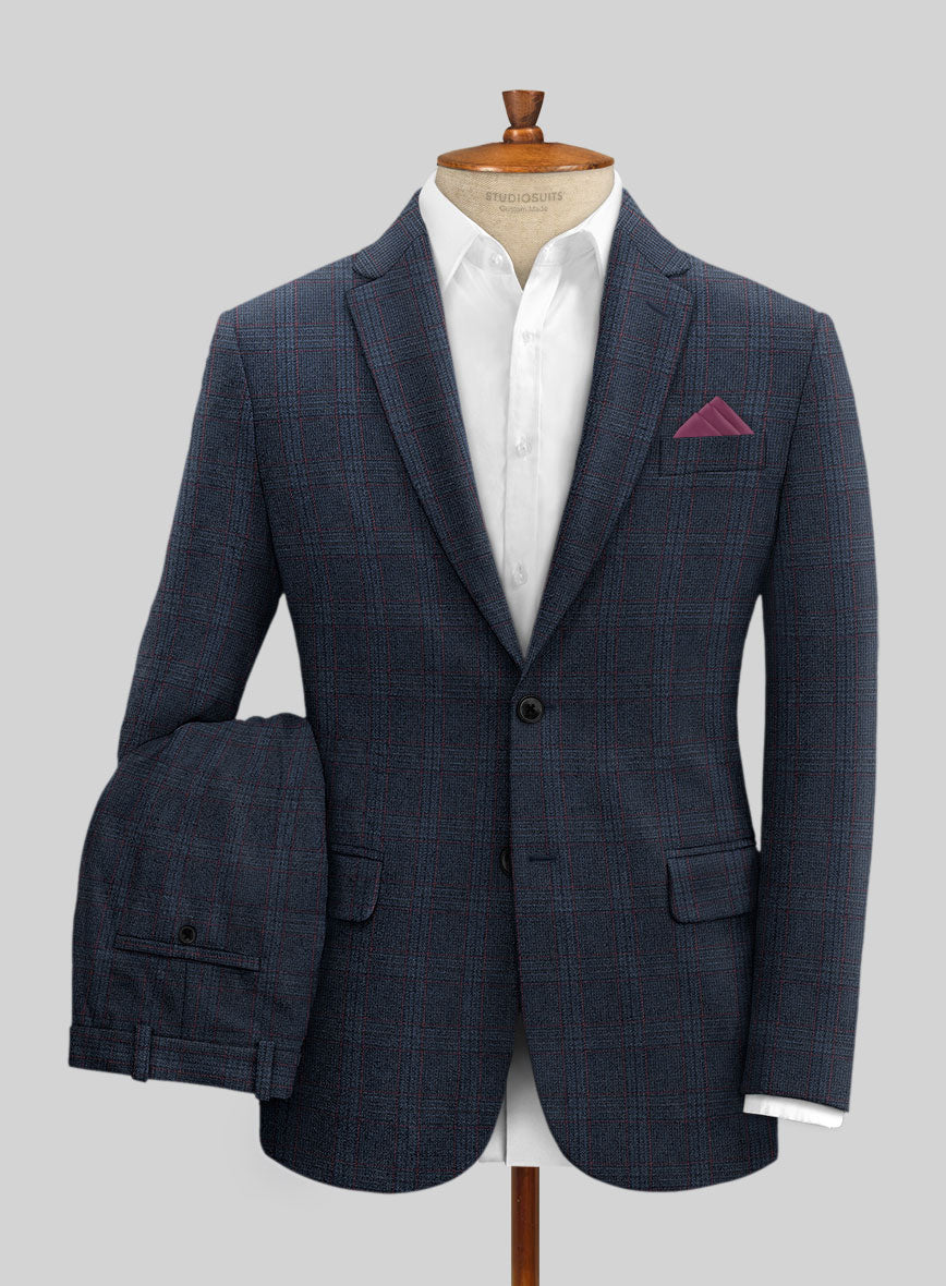 Italian Atessia Check Tweed Suit - StudioSuits