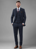 Italian Atessia Check Tweed Suit - StudioSuits