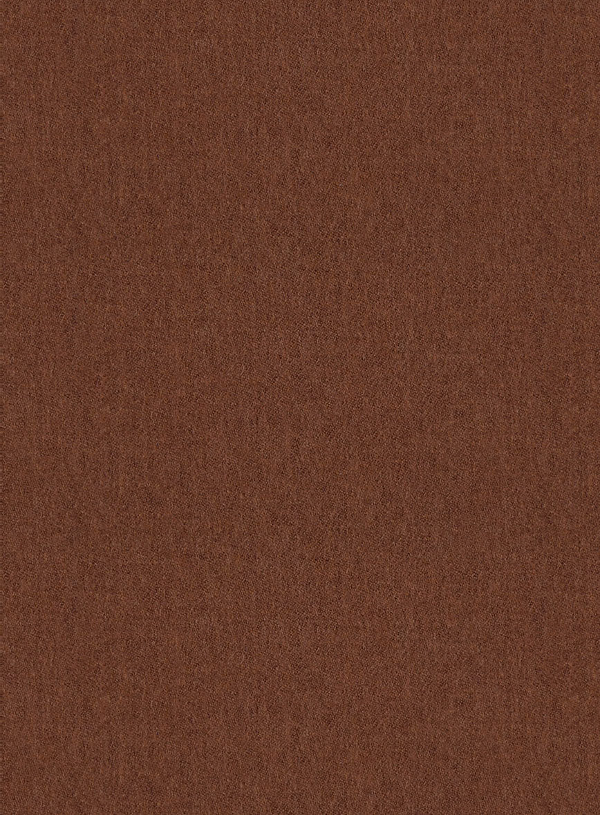 Italian Atiero Brown Wool Pants - StudioSuits