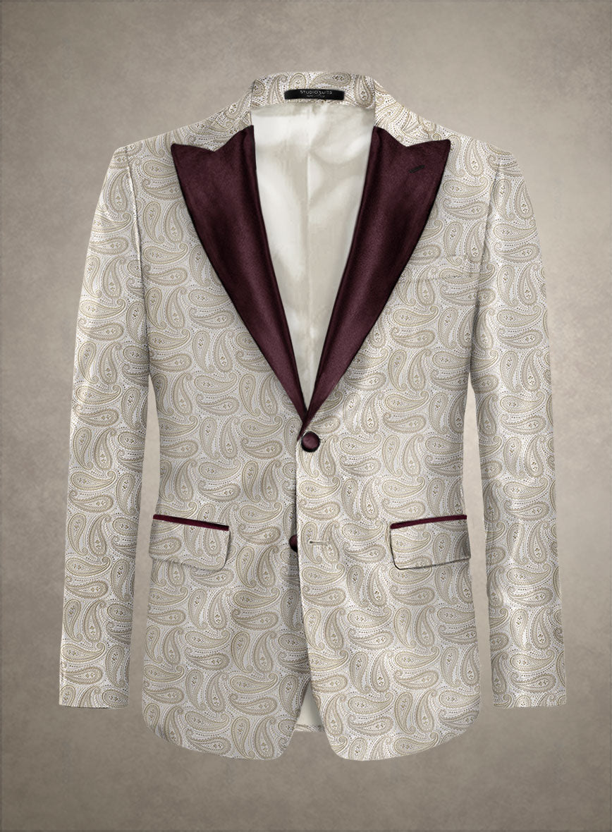 Italian Azzura Tuxedo Blazer - StudioSuits