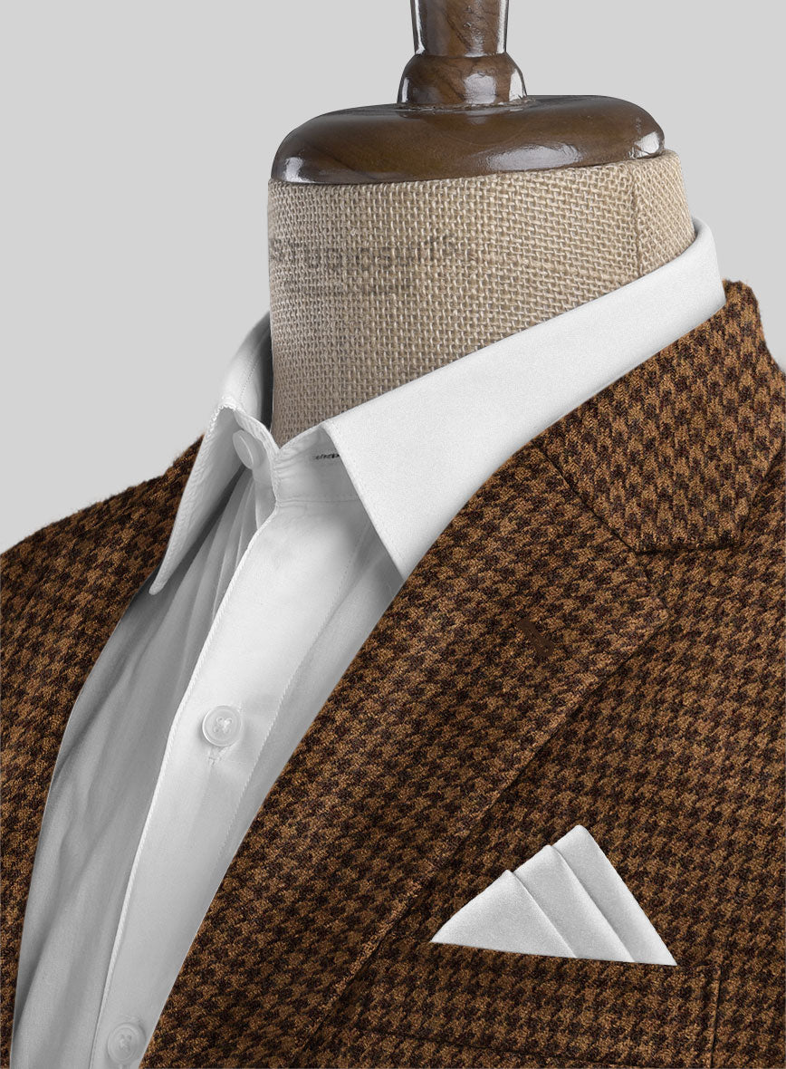 Italian Berote Houndstooth Tweed Jacket - StudioSuits