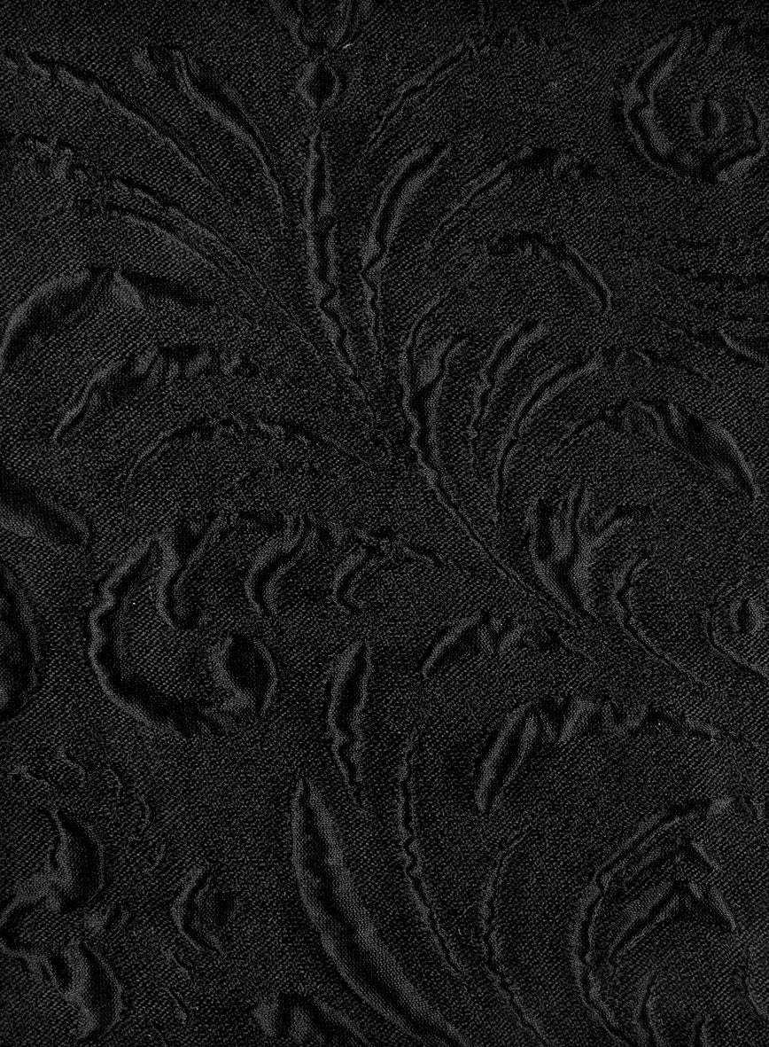 Italian Black Maesta Jacket - StudioSuits