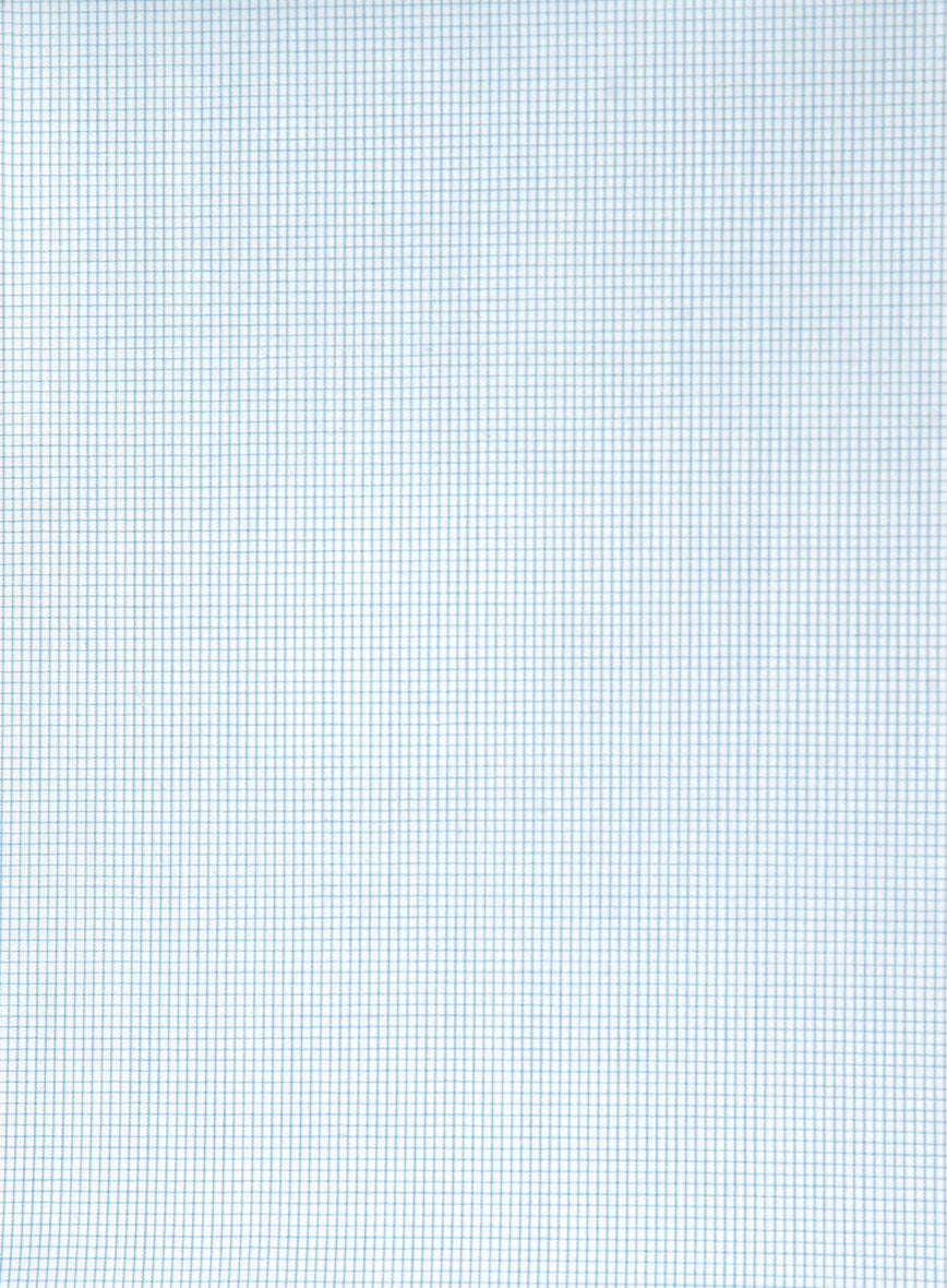 Italian Blue Graf Shirt - StudioSuits