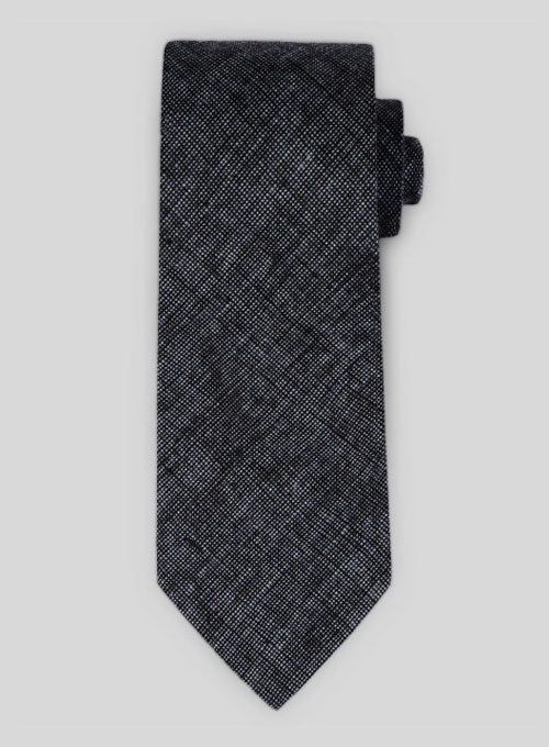 Italian Blu Linen Tie - StudioSuits