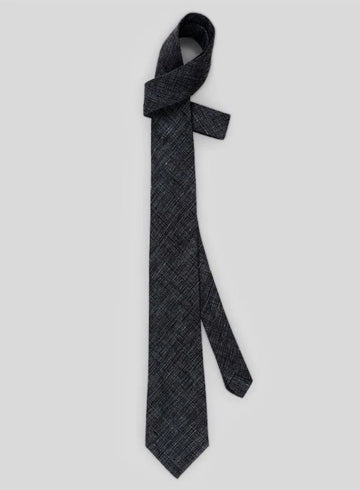 Italian Blu Linen Tie - StudioSuits