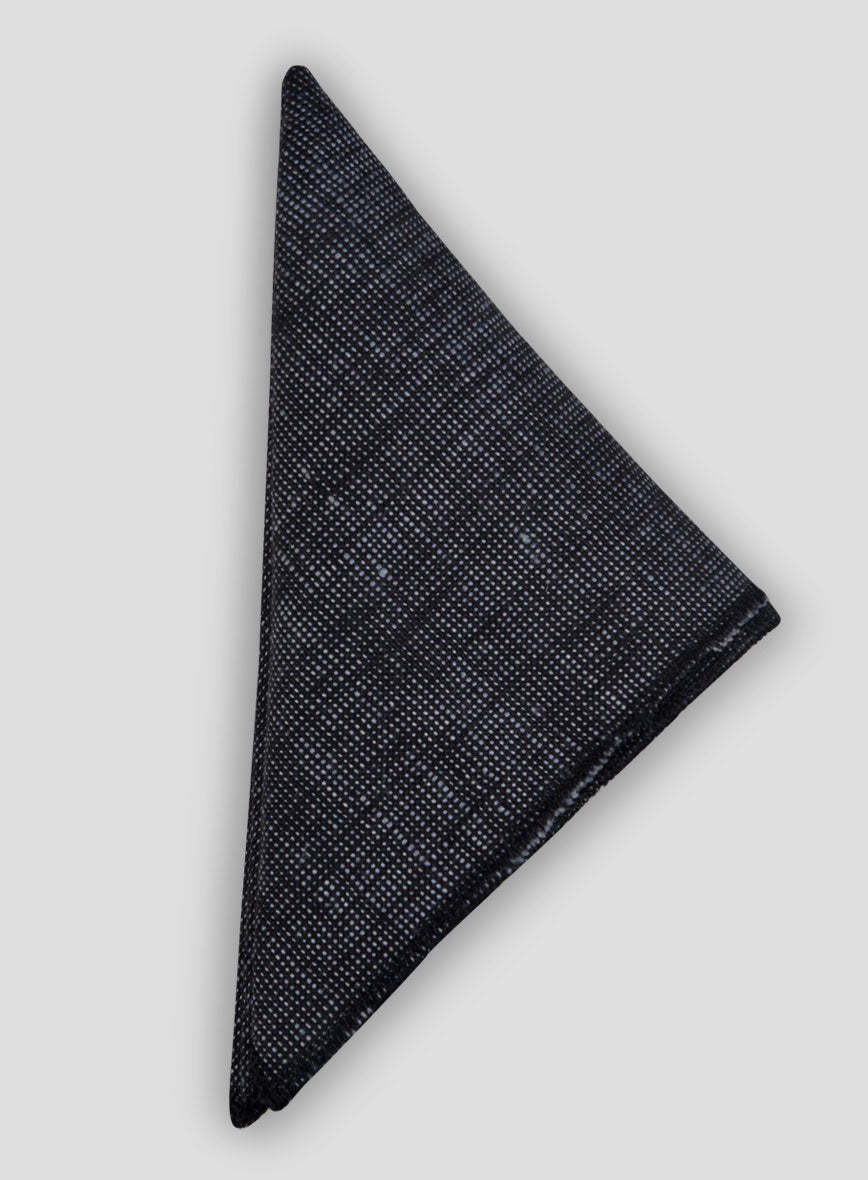 Italian Linen Pocket Square - Blu - StudioSuits
