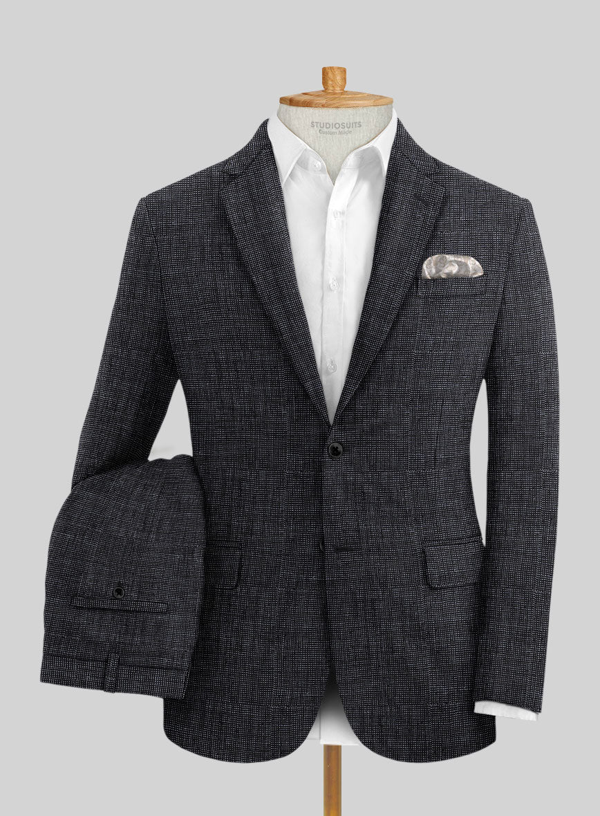 Italian Blu Linen Suit - StudioSuits