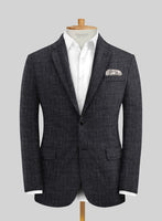 Italian Blu Linen Suit - StudioSuits
