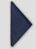 Italian Linen Pocket Square - Brandy Blue - StudioSuits