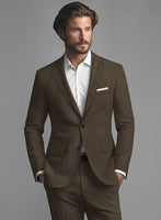Italian Brown Linen Jacket - StudioSuits
