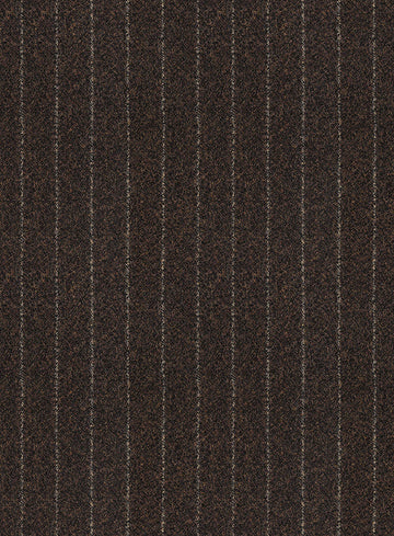 Italian Brown Stripe Clano Tweed Jacket - StudioSuits