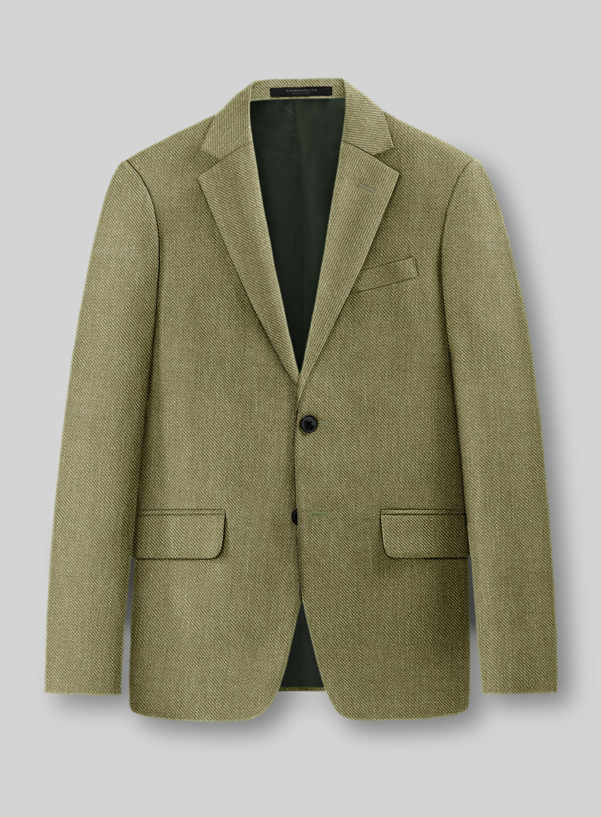 Italian Cashmere Linen Silk Siglia Jacket - StudioSuits