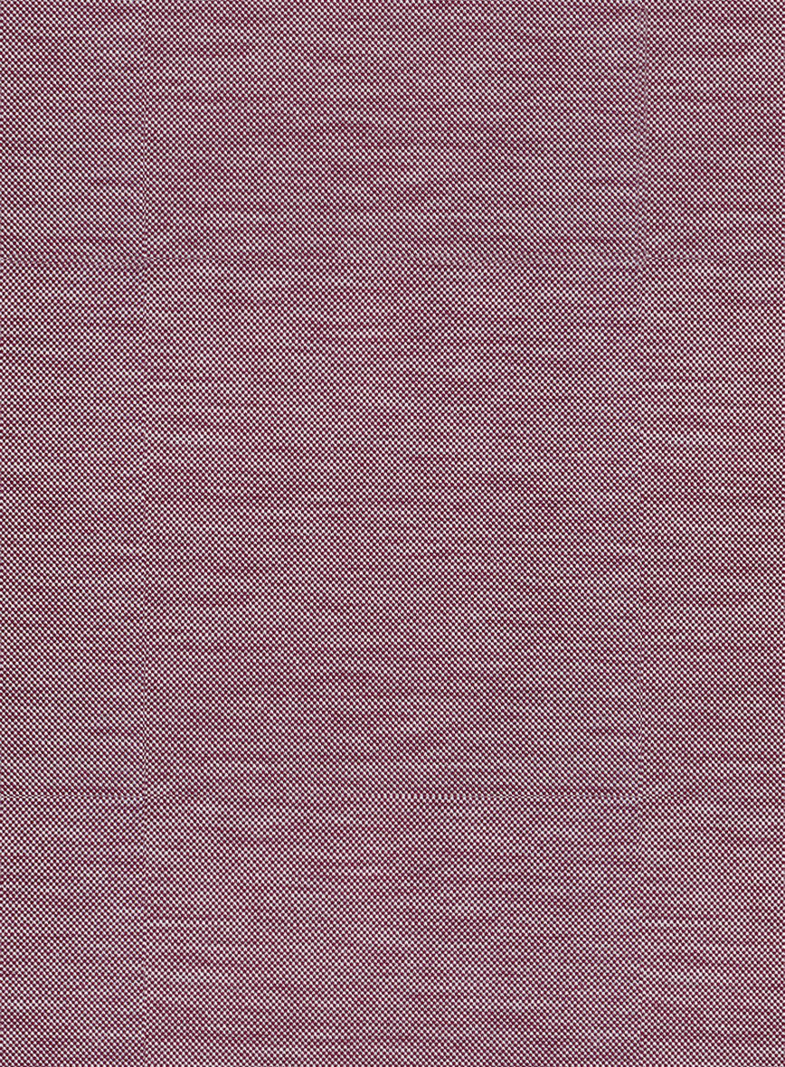 Italian Coral Purple Stretch Cotton Shirt - StudioSuits