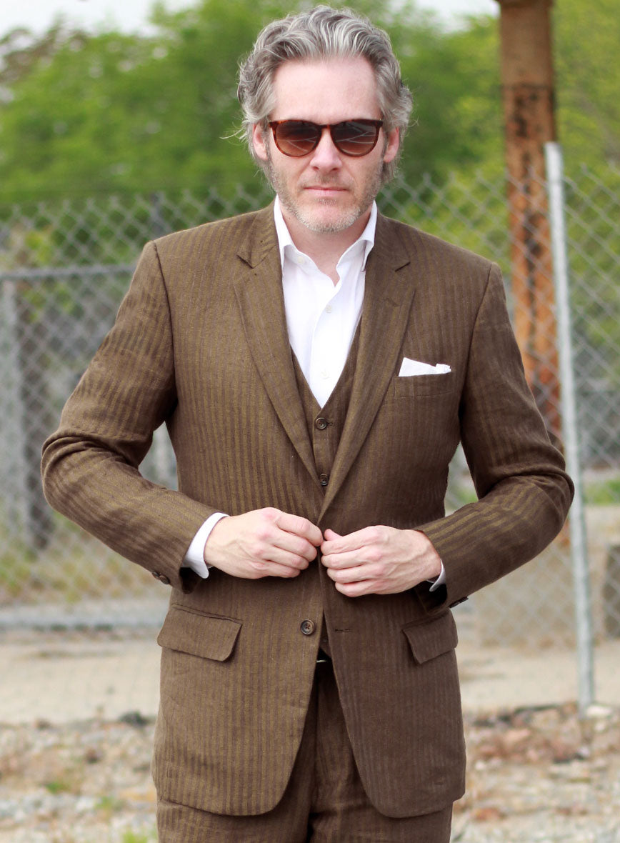 Italian Corozo Linen Jacket - StudioSuits
