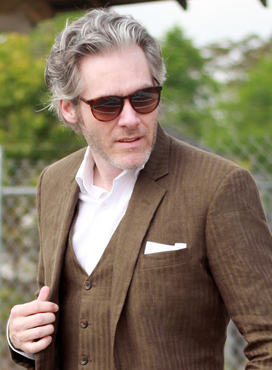 Italian Corozo Linen Jacket - StudioSuits