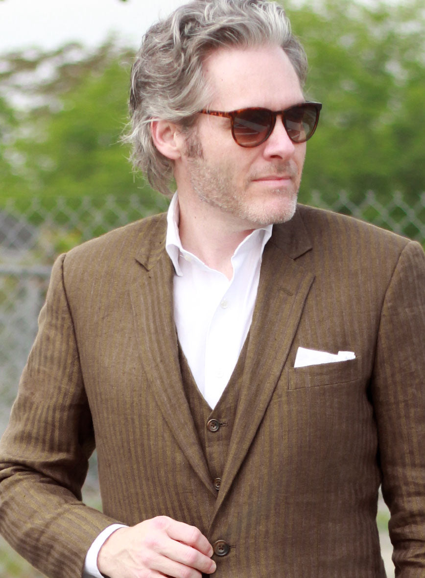 Italian Corozo Linen Jacket - StudioSuits