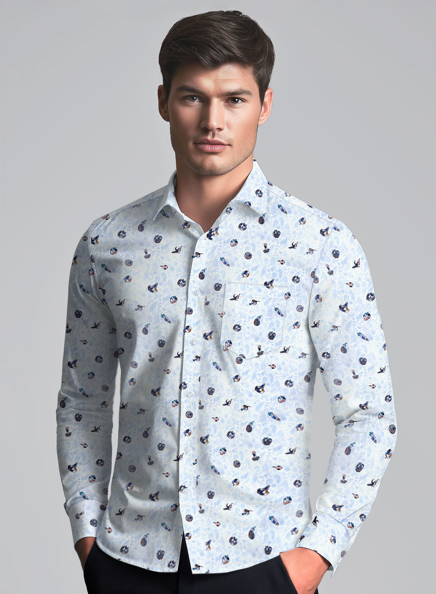 Italian Cotton Artivine Shirt - StudioSuits
